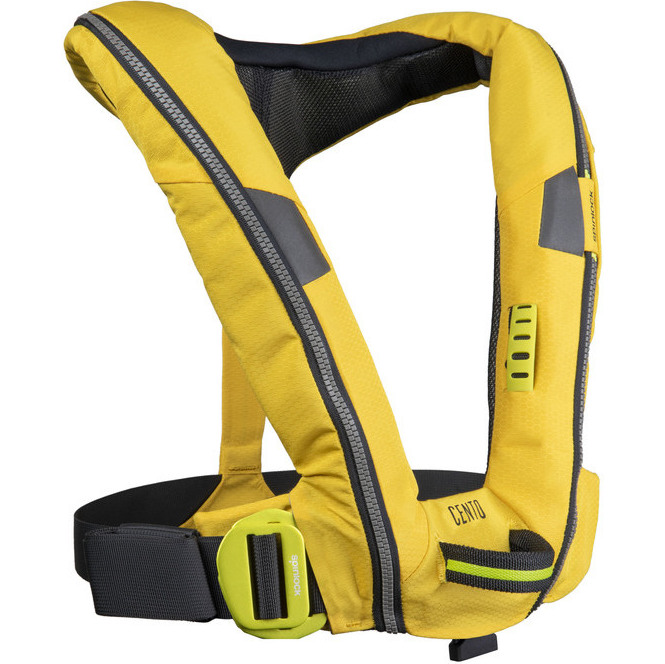 2026 Spinlock Junior Deckvest Cento 100n Redningsvest Sele Dw-cen / Asy - Gul